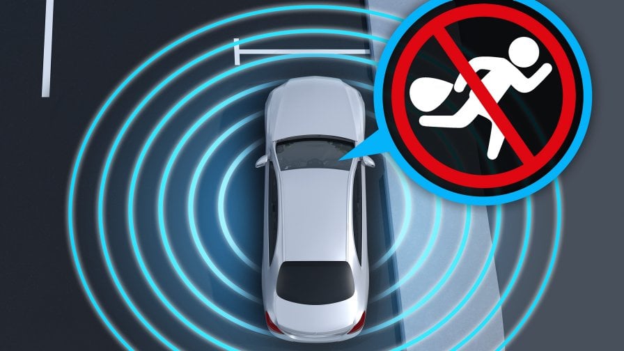 Mercedes-Benz EQC: pacchetto protezione antifurto Nell'immagine, una visualizzazione del funzionamento del pacchetto protezione antifurto a bordo di Mercedes-Benz EQC.