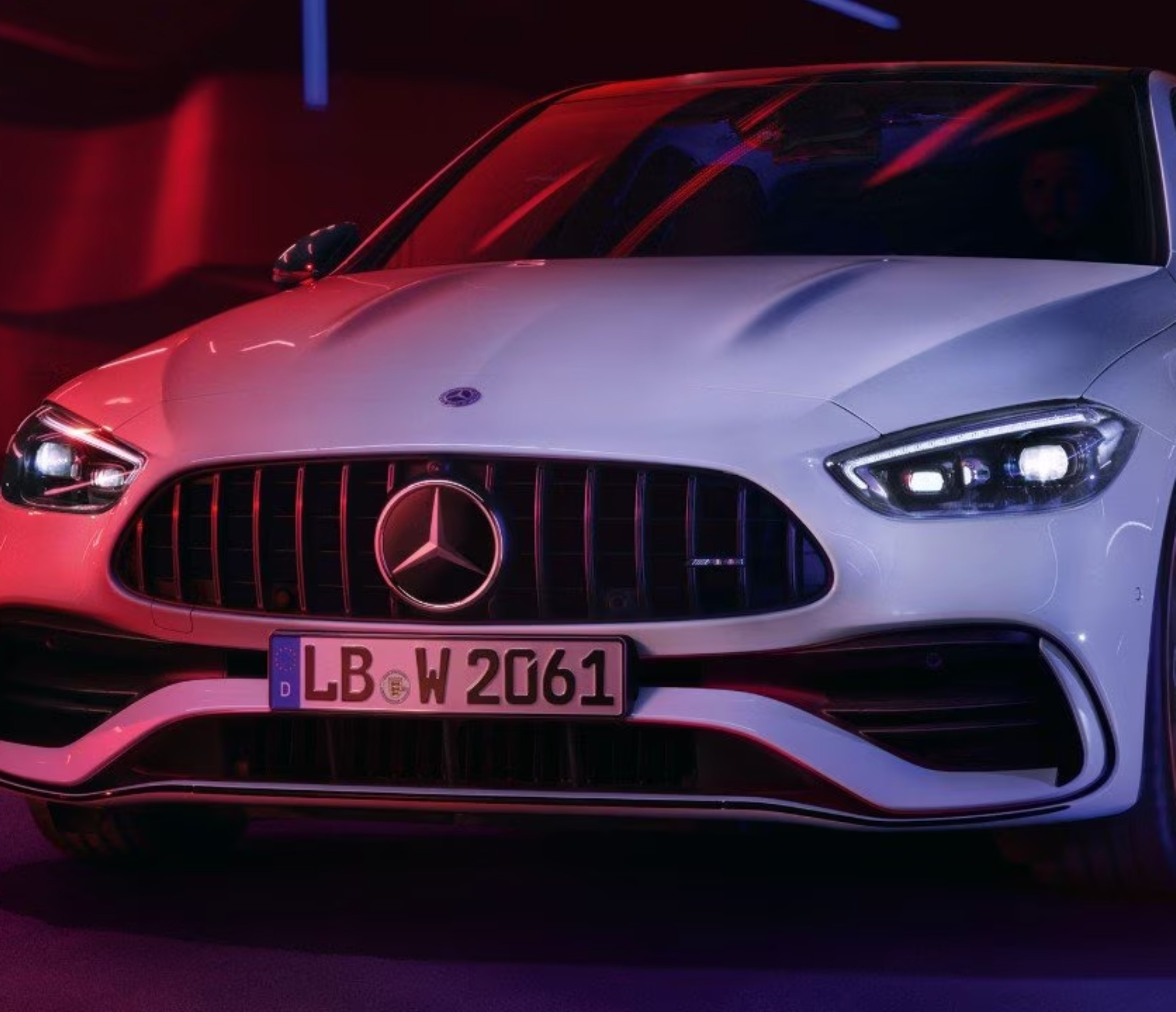 Mascherina del radiatore specifica AMG con listelli